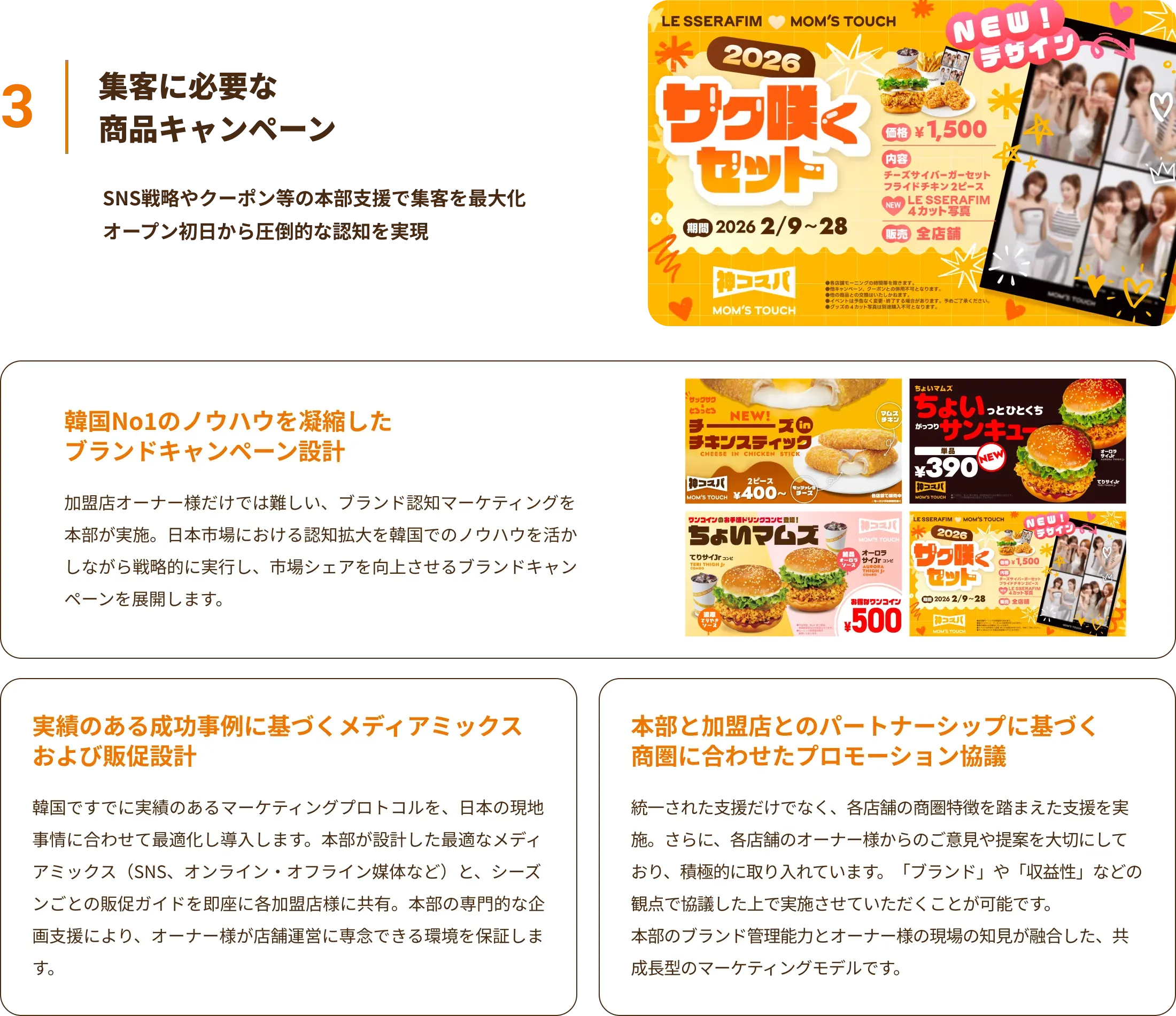 3：集客に必要な商品キャンペーン